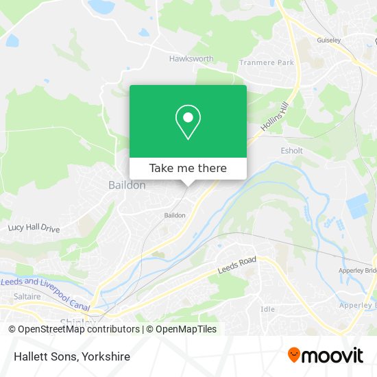 Hallett Sons map