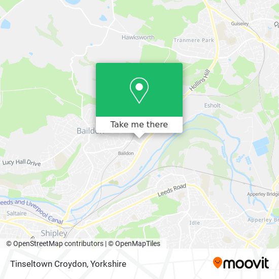 Tinseltown Croydon map