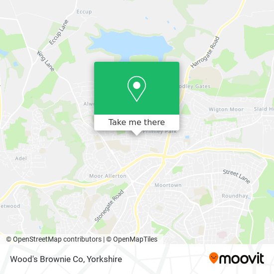 Wood's Brownie Co map