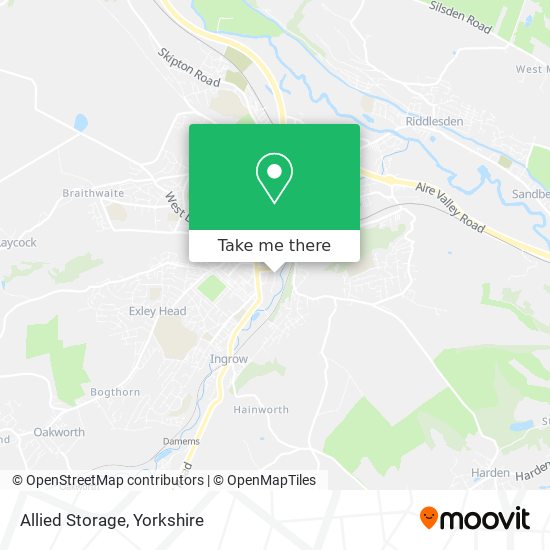 Allied Storage map