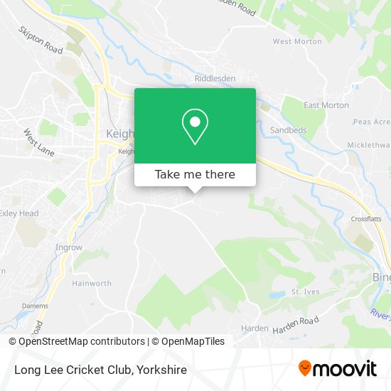 Long Lee Cricket Club map