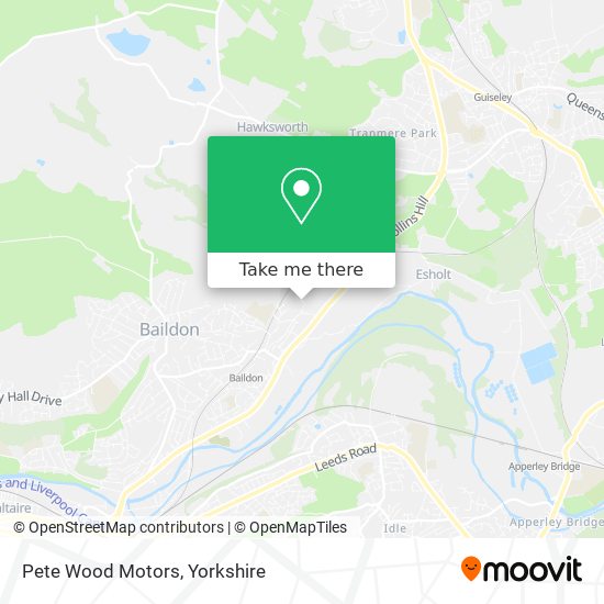 Pete Wood Motors map