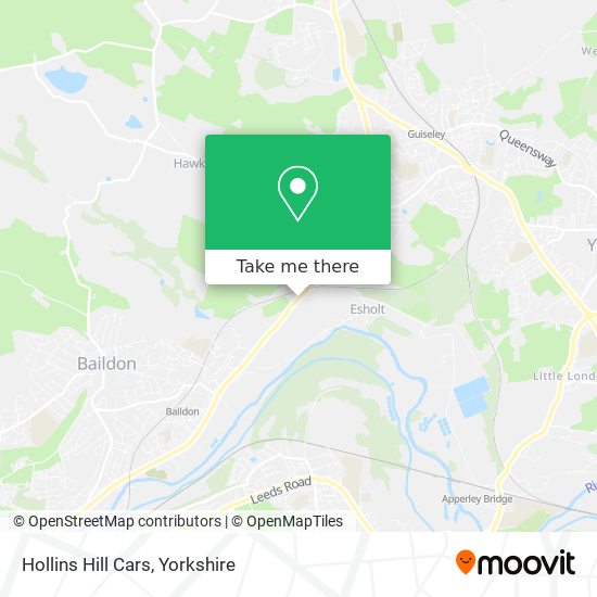 Hollins Hill Cars map