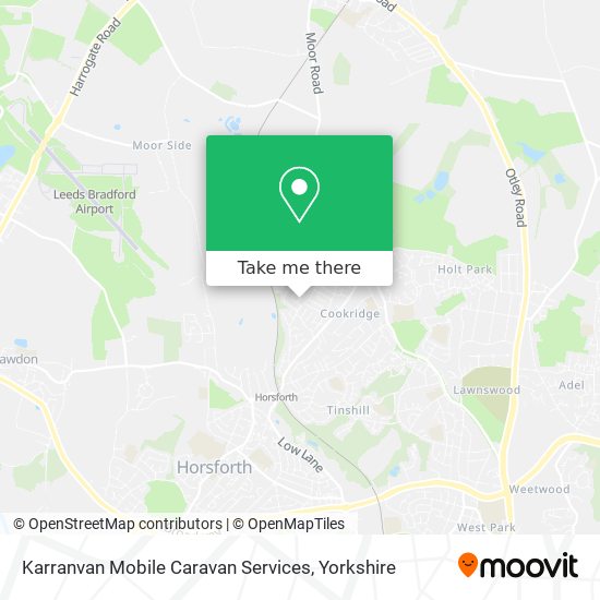Karranvan Mobile Caravan Services map