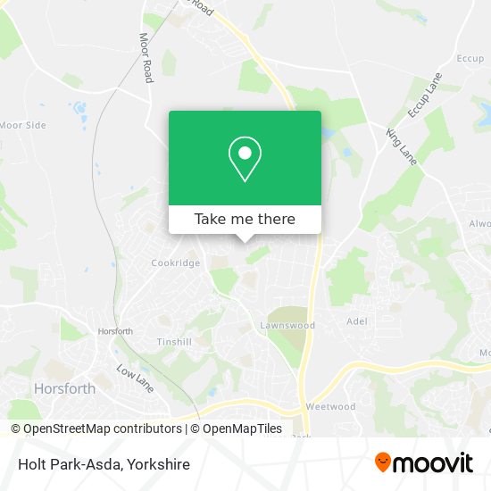 Holt Park-Asda map