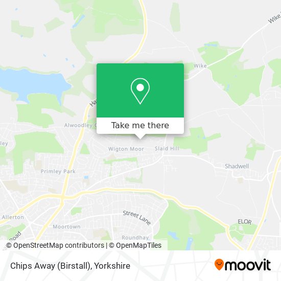 Chips Away (Birstall) map
