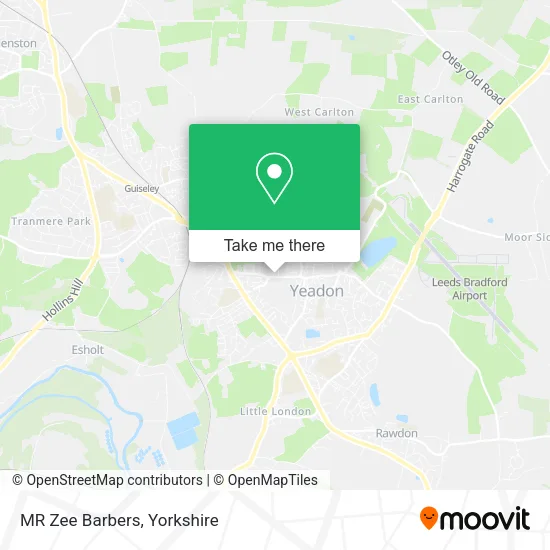 MR Zee Barbers map