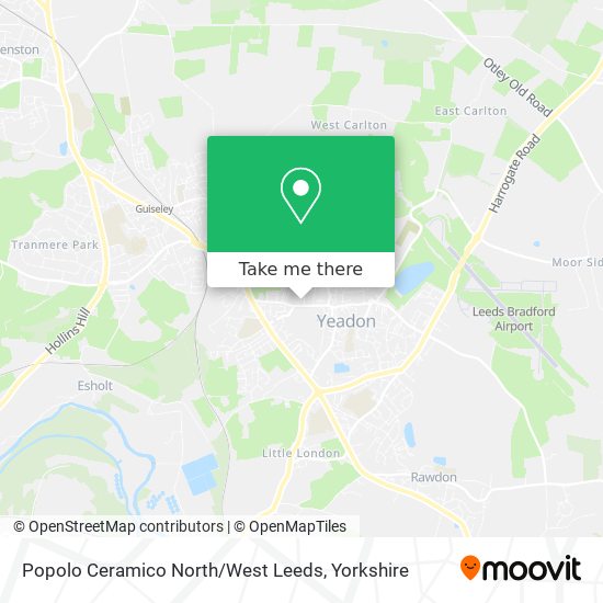 Popolo Ceramico North / West Leeds map