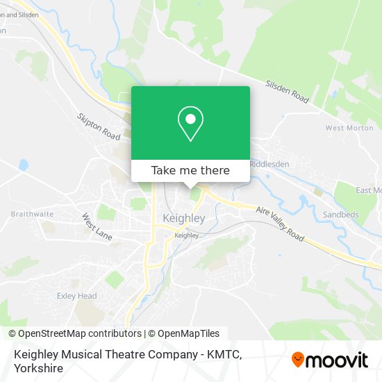 Keighley Musical Theatre Company - KMTC map