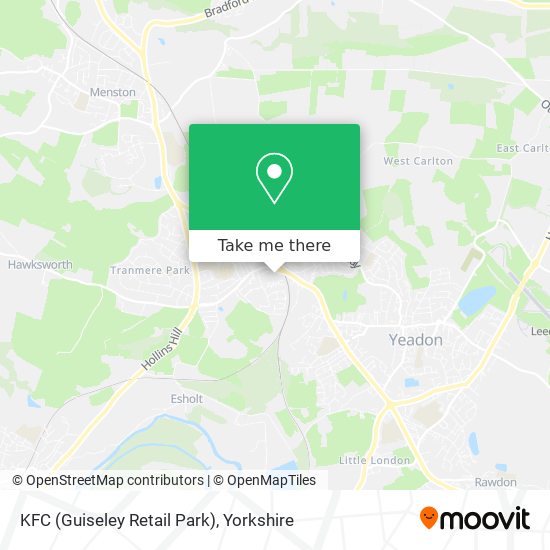 KFC (Guiseley Retail Park) map