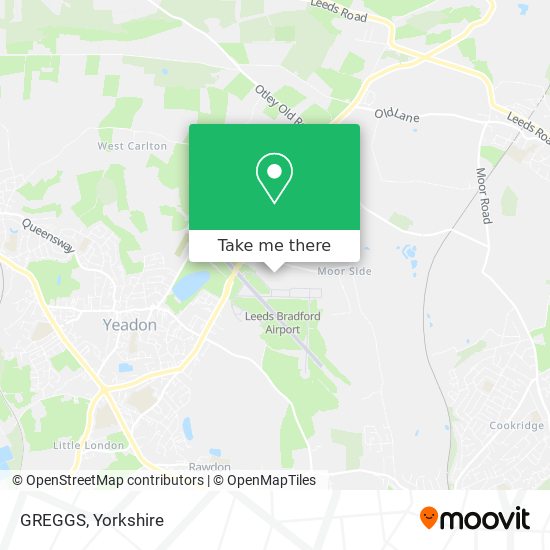 GREGGS map