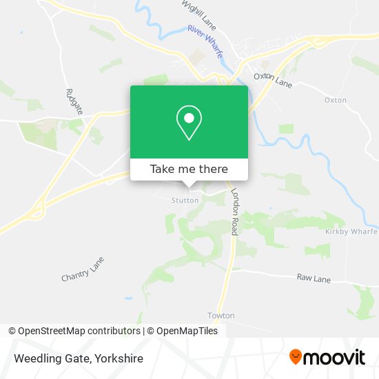 Weedling Gate map