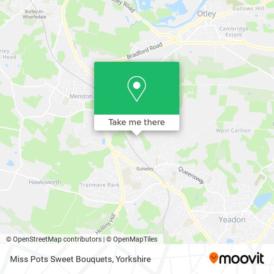 Miss Pots Sweet Bouquets map