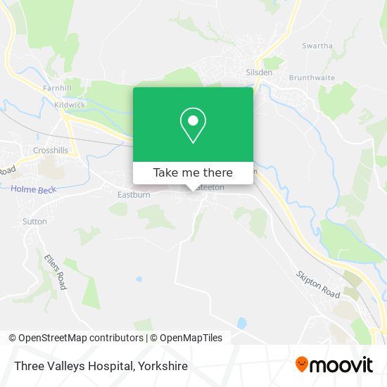 Three Valleys Hospital map