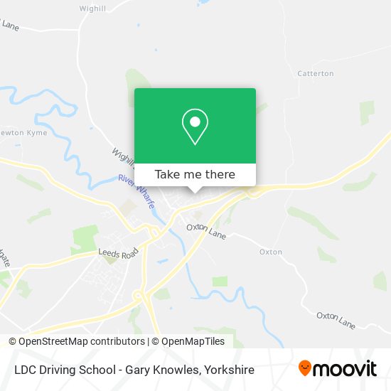 LDC Driving School - Gary Knowles map