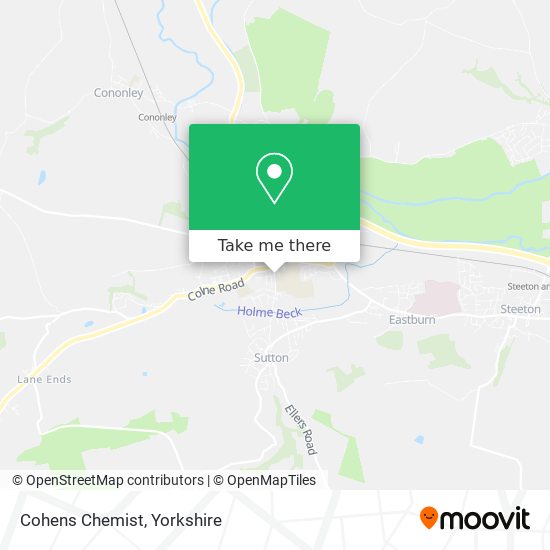 Cohens Chemist map