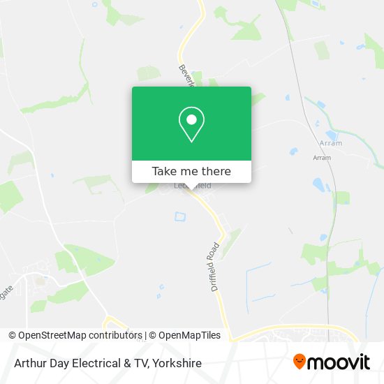 Arthur Day Electrical & TV map