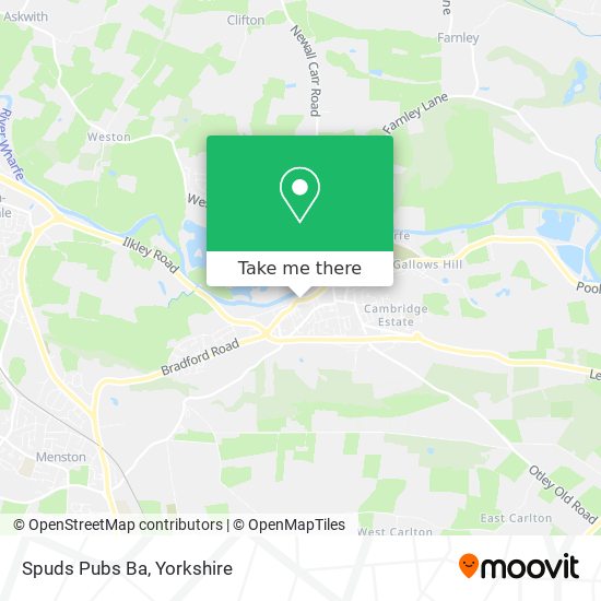 Spuds Pubs Ba map
