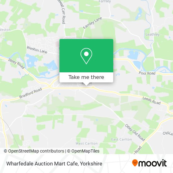 Wharfedale Auction Mart Cafe map