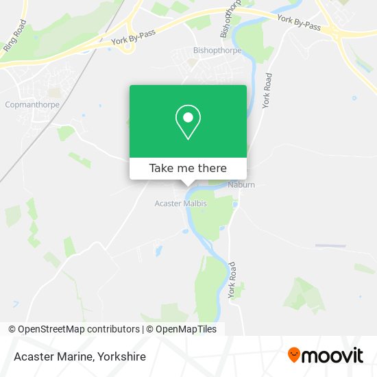 Acaster Marine map