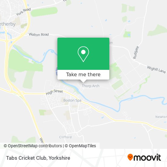 Tabs Cricket Club map