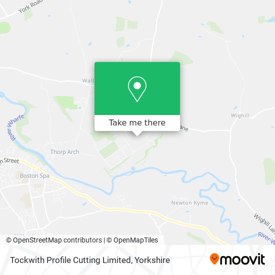 Tockwith Profile Cutting Limited map
