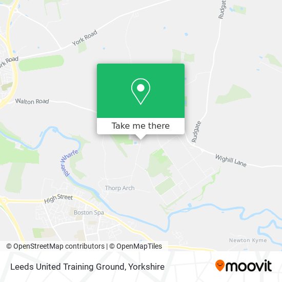 Leeds United Training Ground map