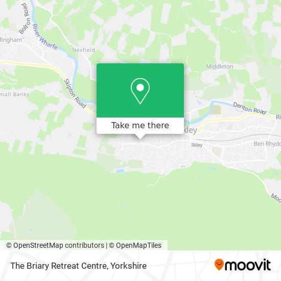 The Briary Retreat Centre map