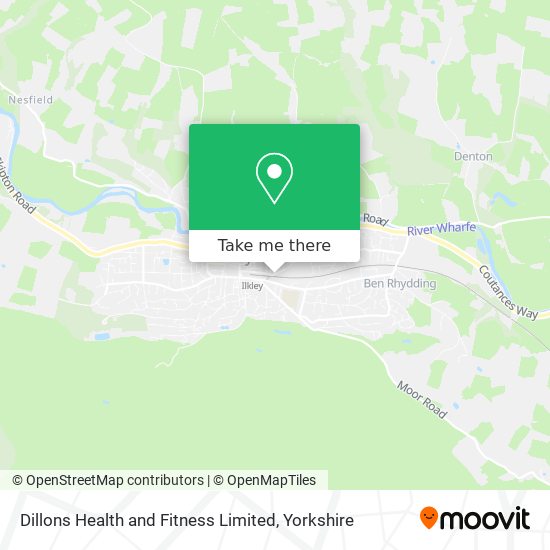 Dillons Health and Fitness Limited map