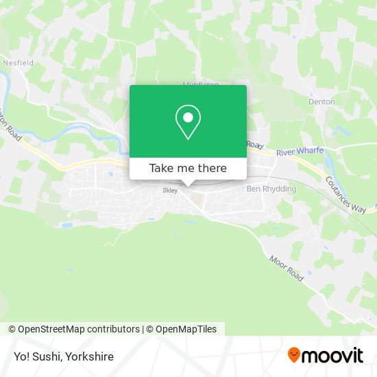 Yo! Sushi map