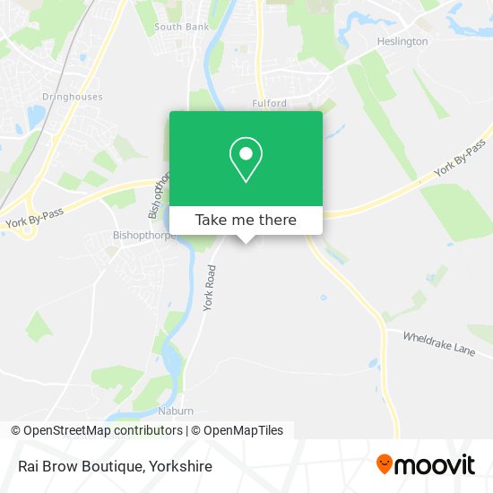 Rai Brow Boutique map