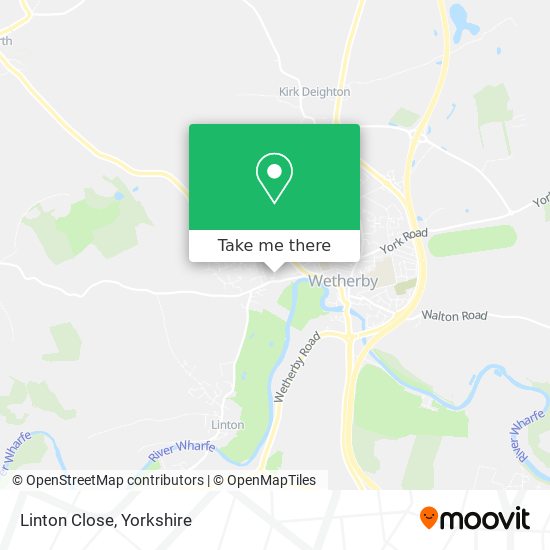 Linton Close map