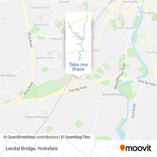 Lendal Bridge map