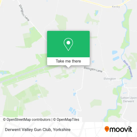 Derwent Valley Gun Club map