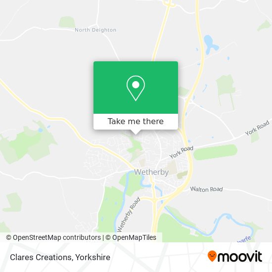 Clares Creations map