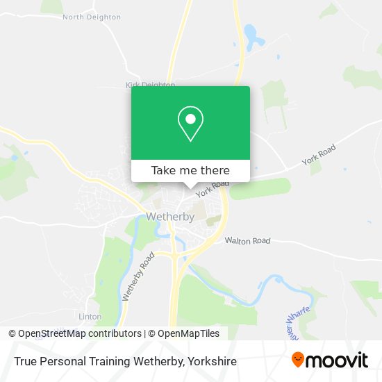 True Personal Training Wetherby map