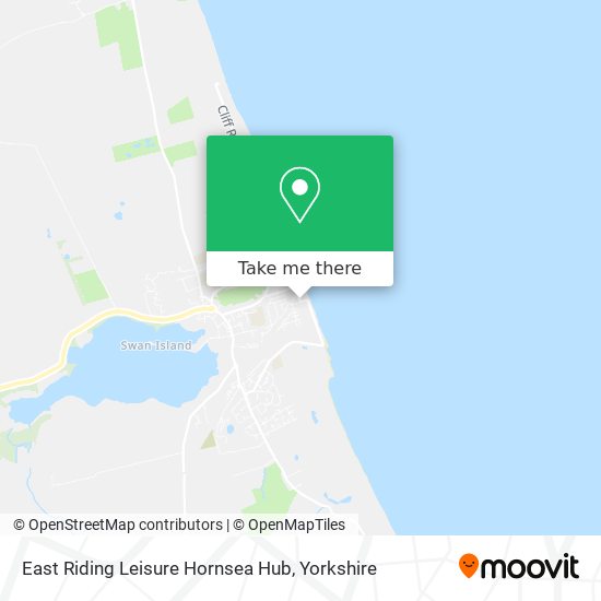East Riding Leisure Hornsea Hub map