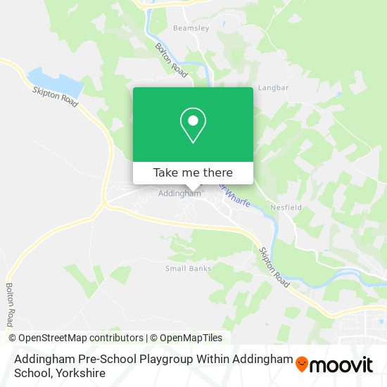 Addingham Pre-School Playgroup Within Addingham School map