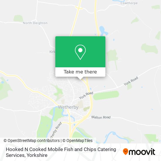 Hooked N Cooked Mobile Fish and Chips Catering Services map