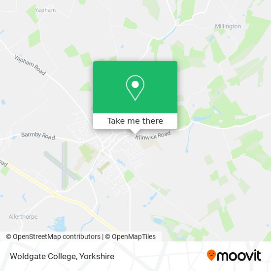 Woldgate College map