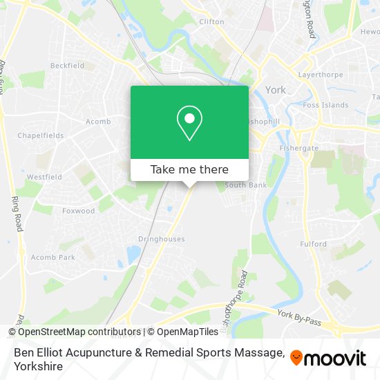 Ben Elliot Acupuncture & Remedial Sports Massage map