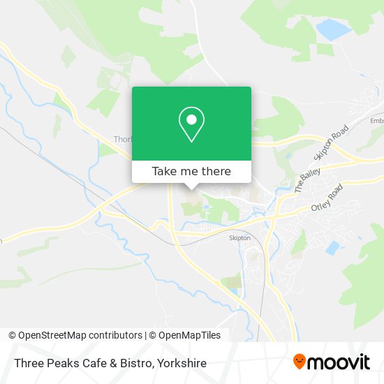 Three Peaks Cafe & Bistro map