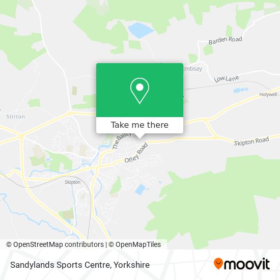 Sandylands Sports Centre map