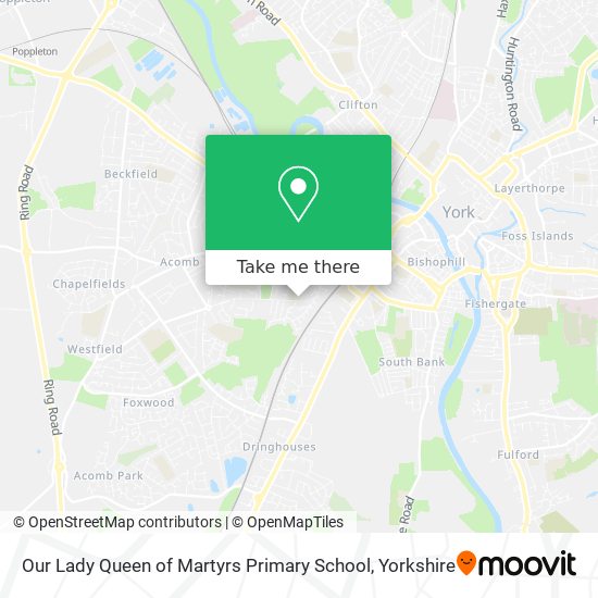 Our Lady Queen of Martyrs Primary School map