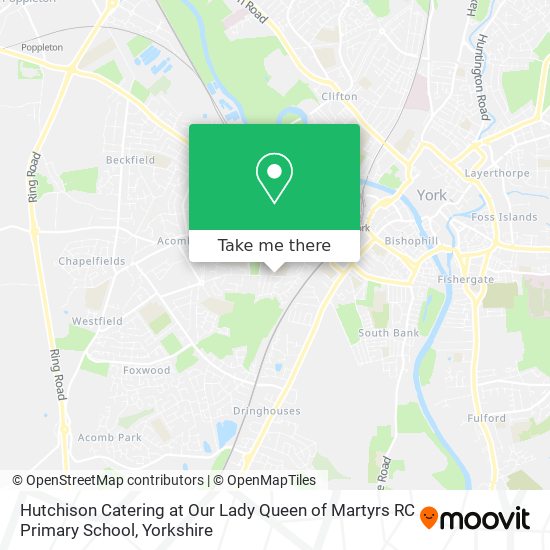 How to get to Hutchison Catering at Our Lady Queen of Martyrs RC