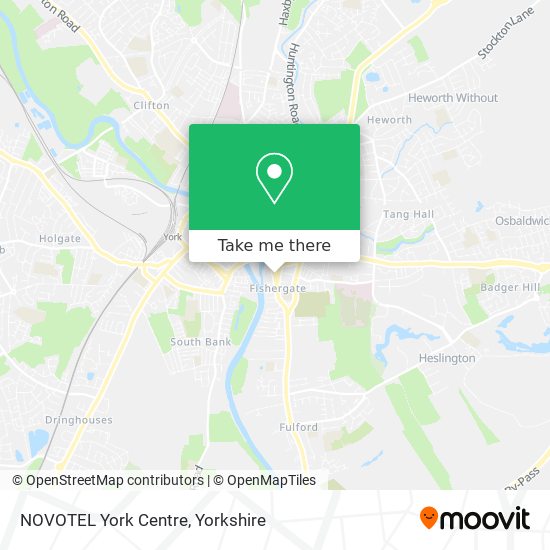 NOVOTEL York Centre map