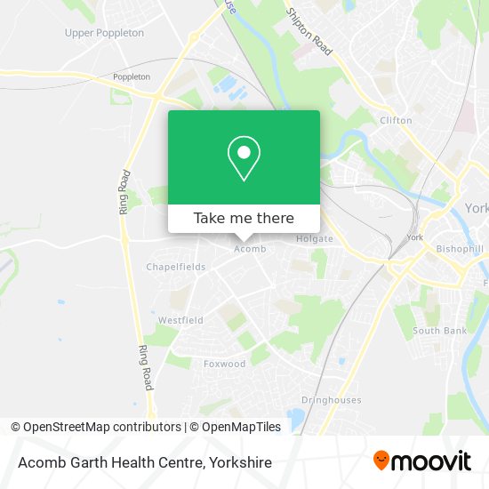 Acomb Garth Health Centre map
