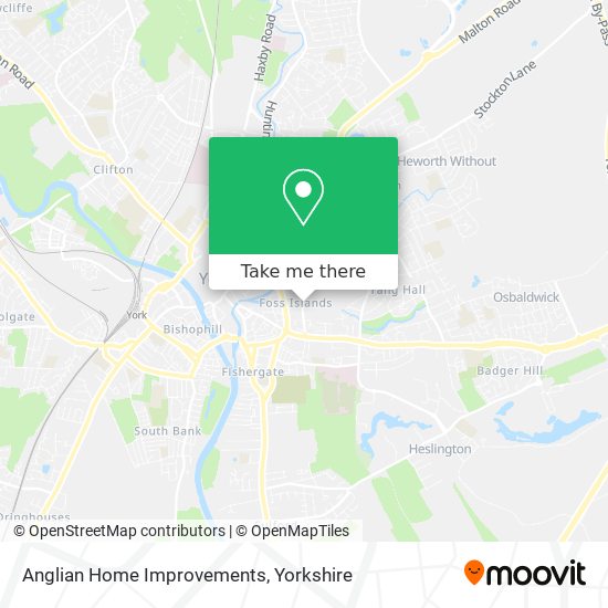 Anglian Home Improvements map