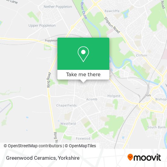 Greenwood Ceramics map