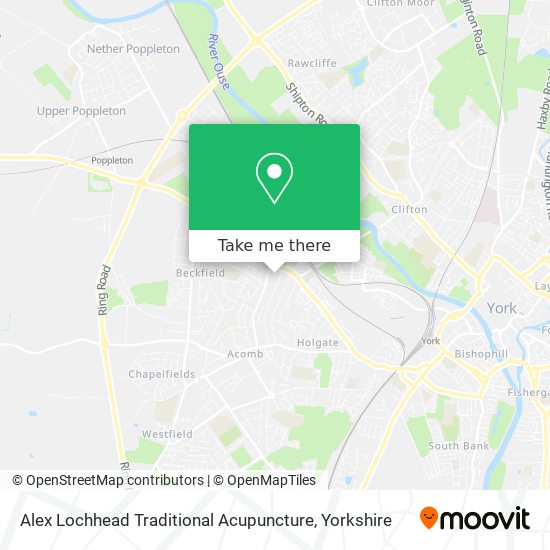 Alex Lochhead Traditional Acupuncture map